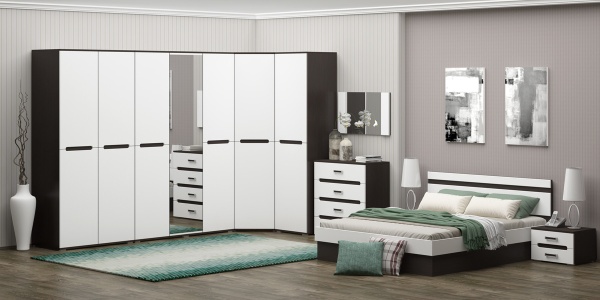 Спальный Гарнитур Каролина-9 МДФ/Разные Цвета 