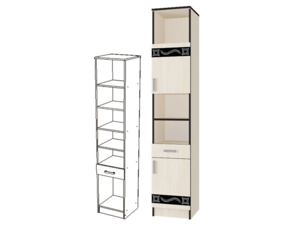 Пенал с Ящиками Линкольн ЛП-02 ЛДСП (0,4х2,2х0,4 )/Разные Цвета