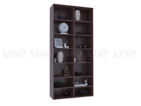 Стеллаж Каролина МДФ (Ш-1068 мм x В-2236 мм x Г-340 мм)/Разные Цвета