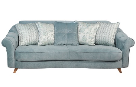 Диван Николас №7 Книжка/Разные Цвета Ш-2460 х Г-1100 х В-920 мм