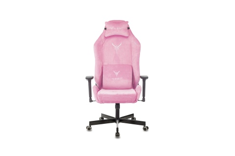 Кресло игровое Бюрократ Knight N1 розовое